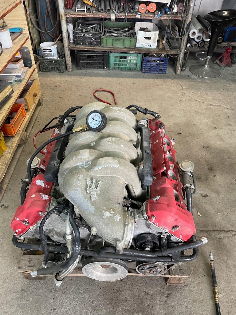 фото №11, Двигун kompletny m138 4.2 maserati 4200 gt 02-