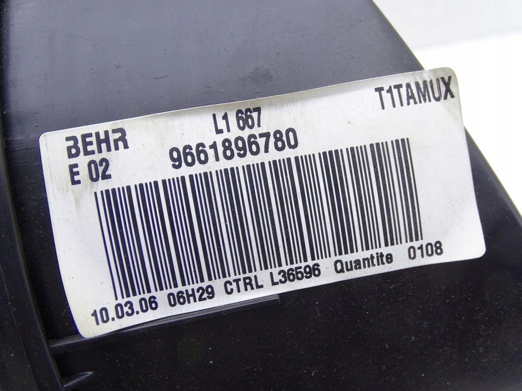 фото №5, Peugeot 206 98-10 корпус отопителя europa 9661896780