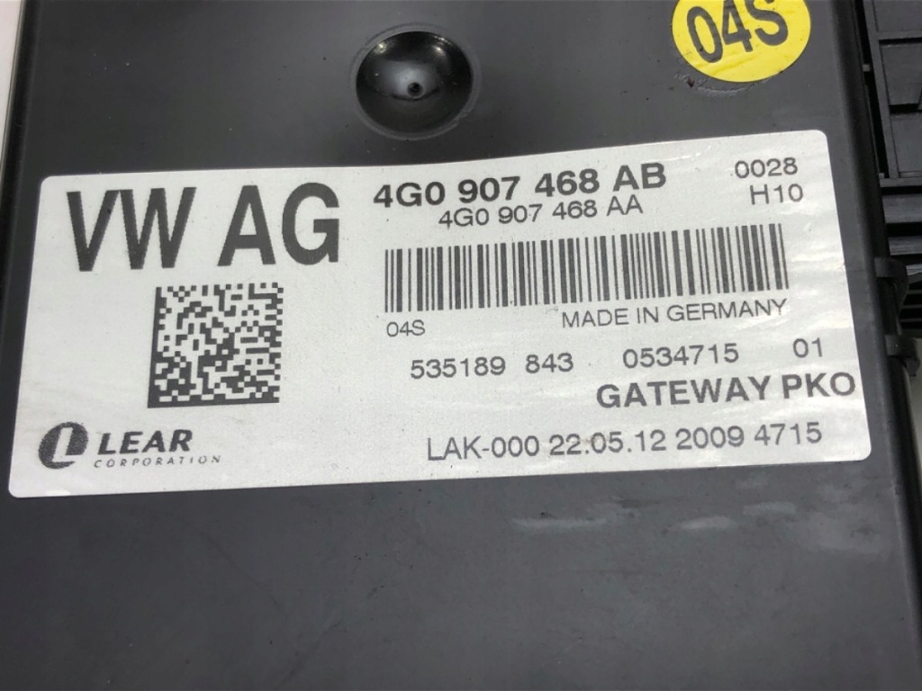 фото №4, Модуль шлюз audi a6 c7 4g0907468ab