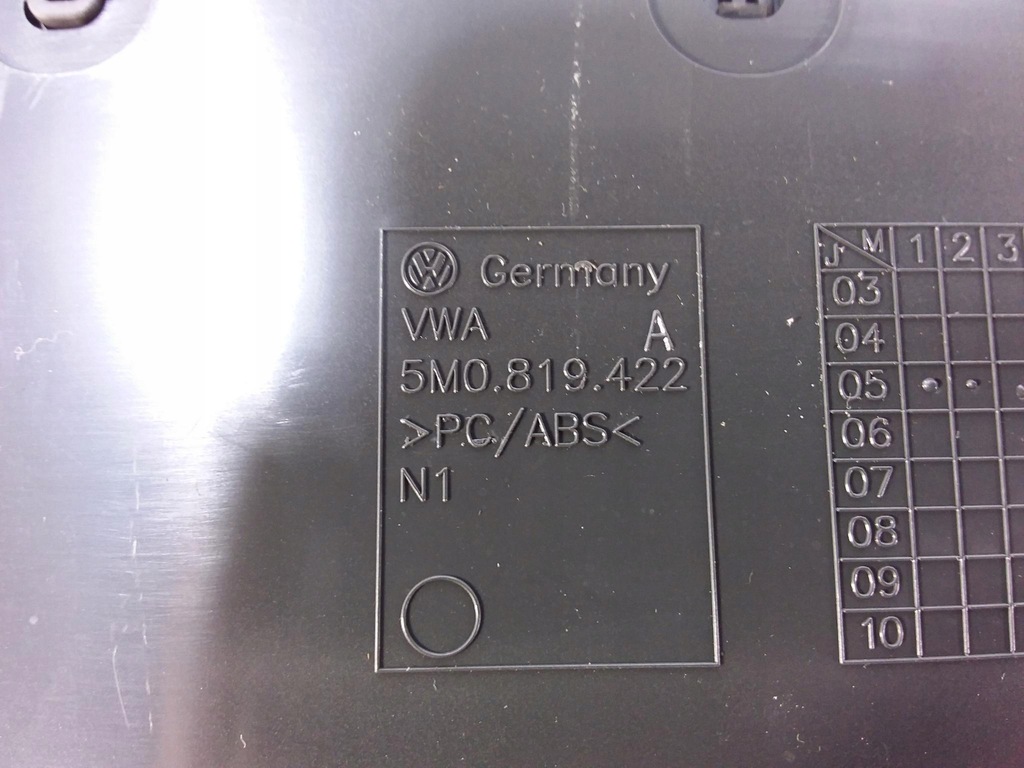 фото №5, Vw golf plus рамка панель обдув 5m0819422