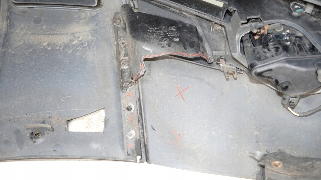 Бампер перед передній audi q7 4l 05-09r pdc омивачі ly7e Недорого