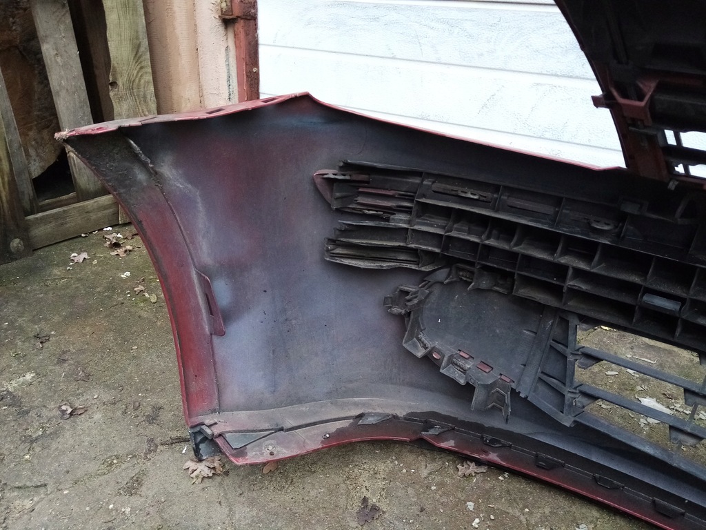 фото №10, Бампер перед передний renault modus i teb76 красный хороший