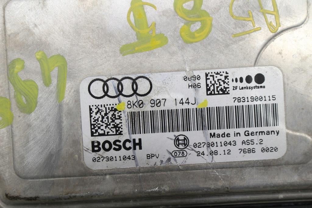 фото №6, Бортовий комп'ютер підсилювача 8k0907144j audi a5 8t 3.0 tdi