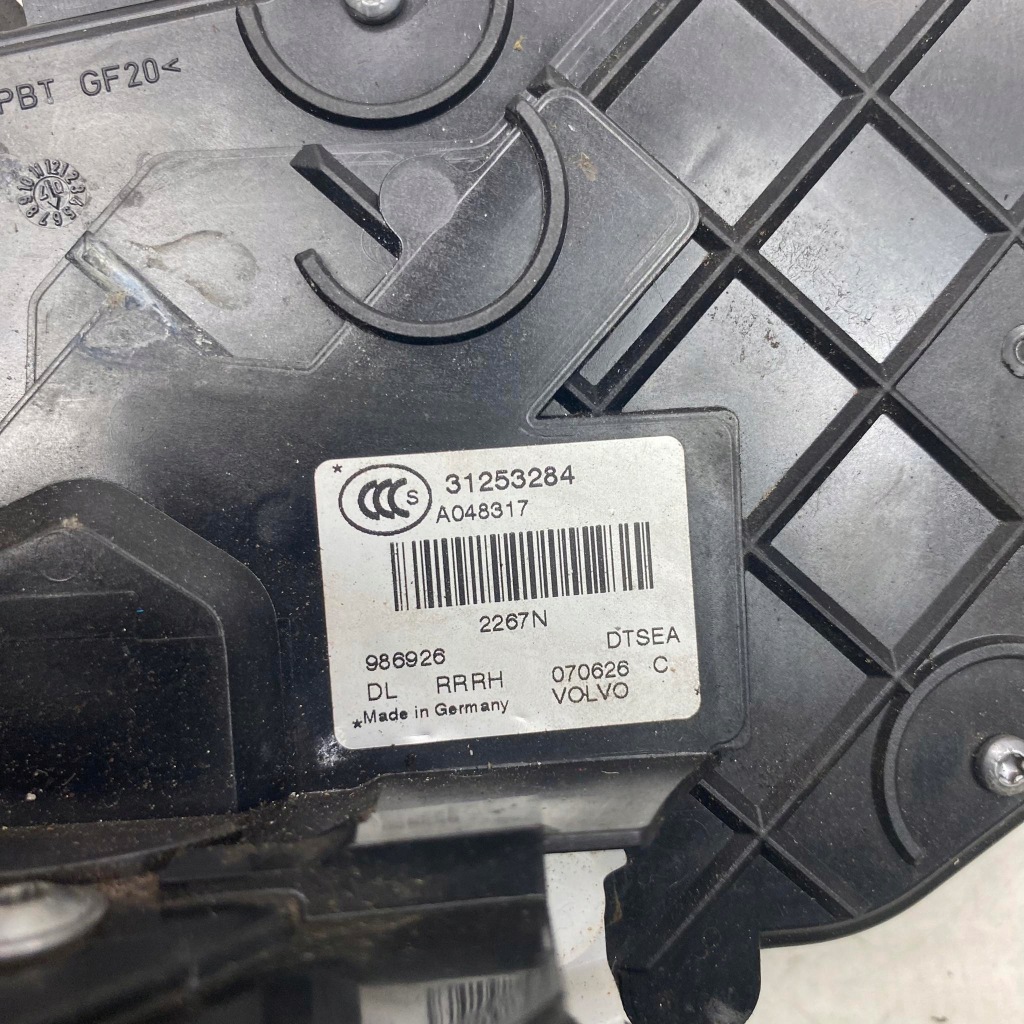 фото №4, Замок дверь правый задняя v70 iii xc70 iii s80 ii