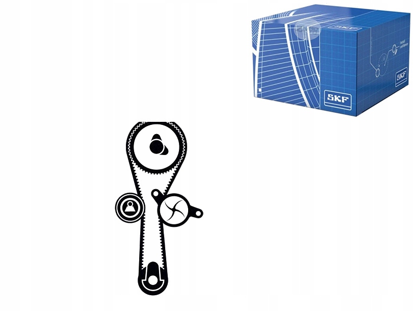 фото №1, Комплект - набір ремінь розподільного валу skf 1307700qad 168