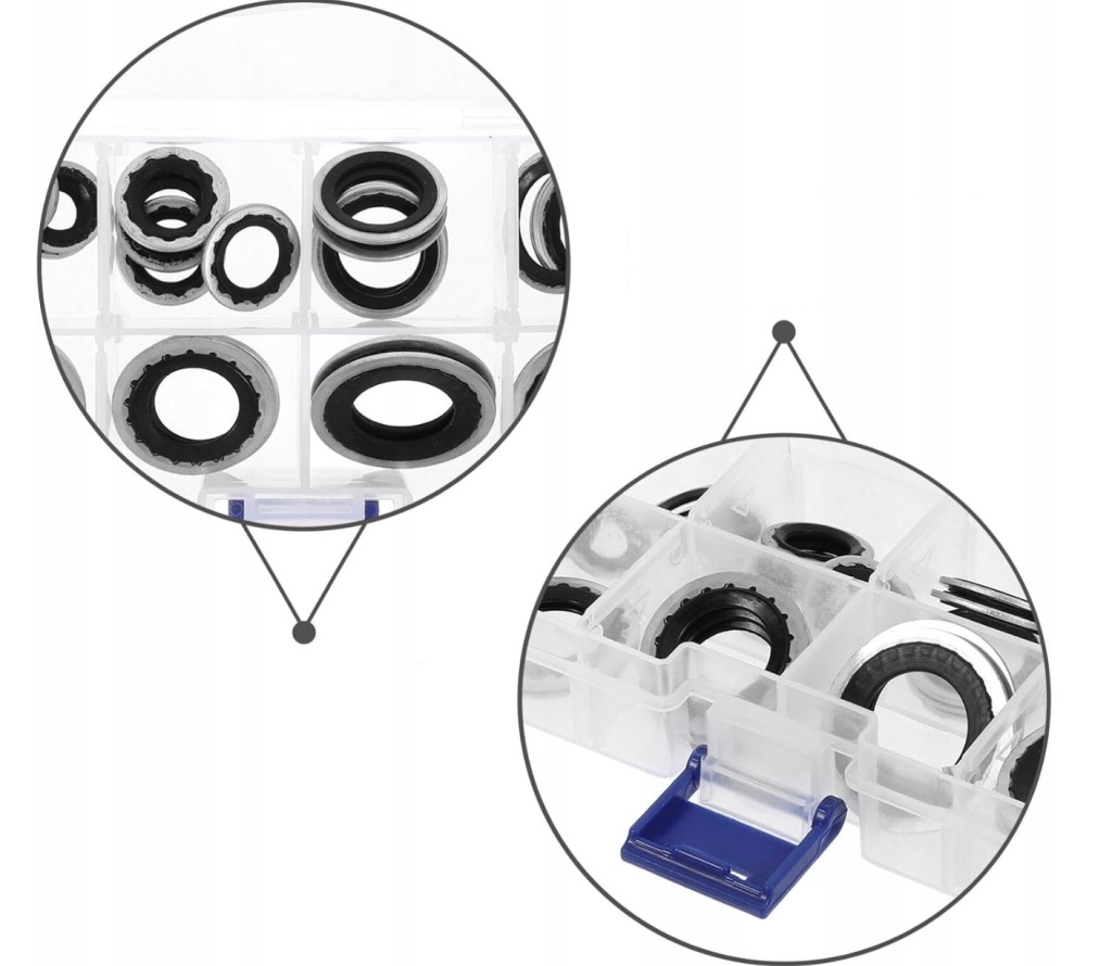 Набор прокладка прокладок do кондиционера do opel gm saab chevrolet 30 szt Оригинал