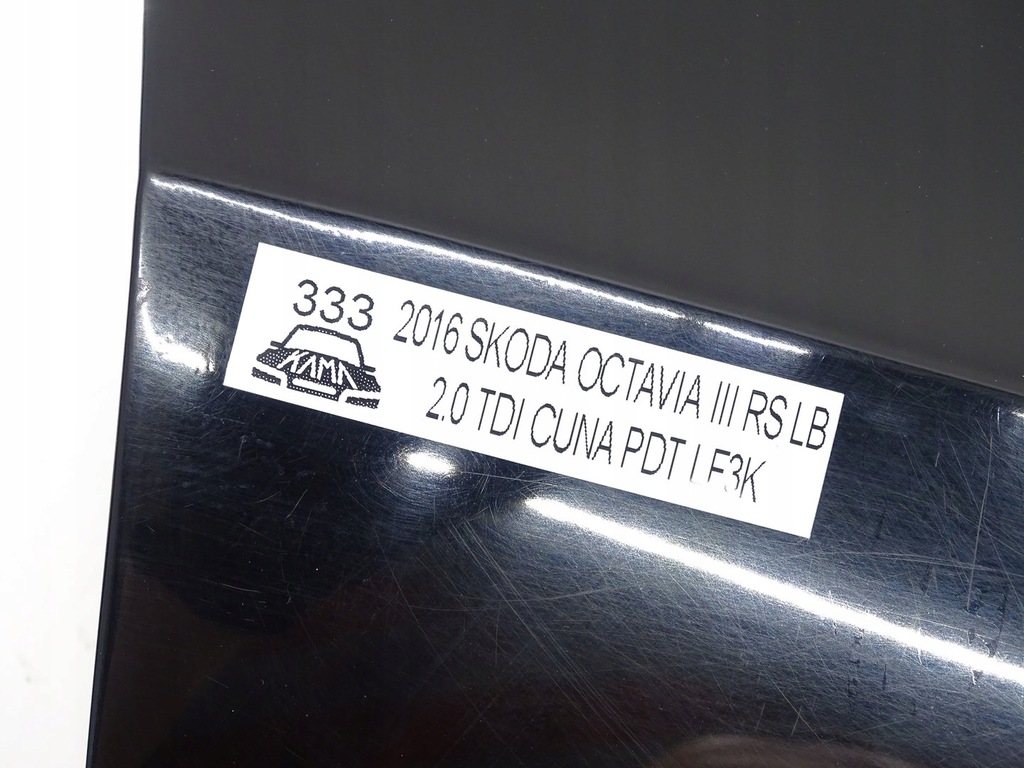 фото №13, Крыло правый перед передний skoda octavia iii 5e sedan / kombi чёрный