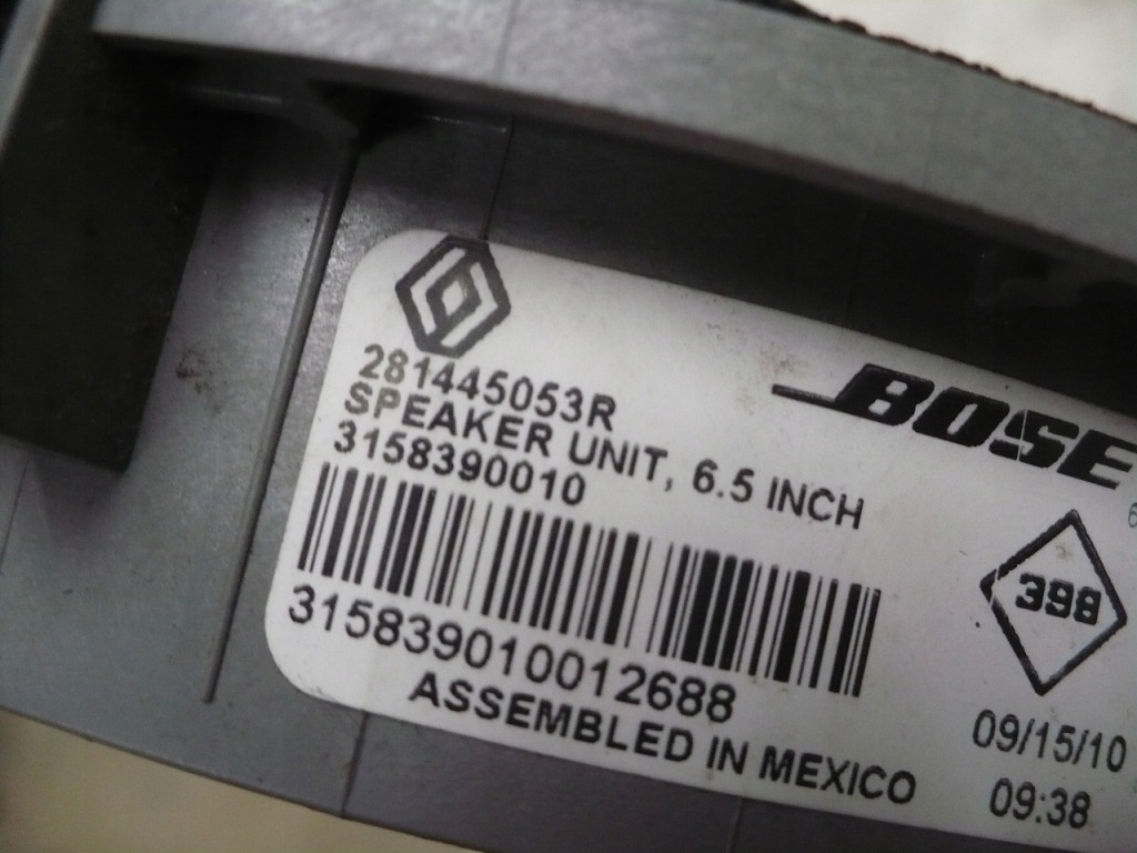 фото №2, Динамік динаміки renault latitude 281445053r 3158390010 bose
