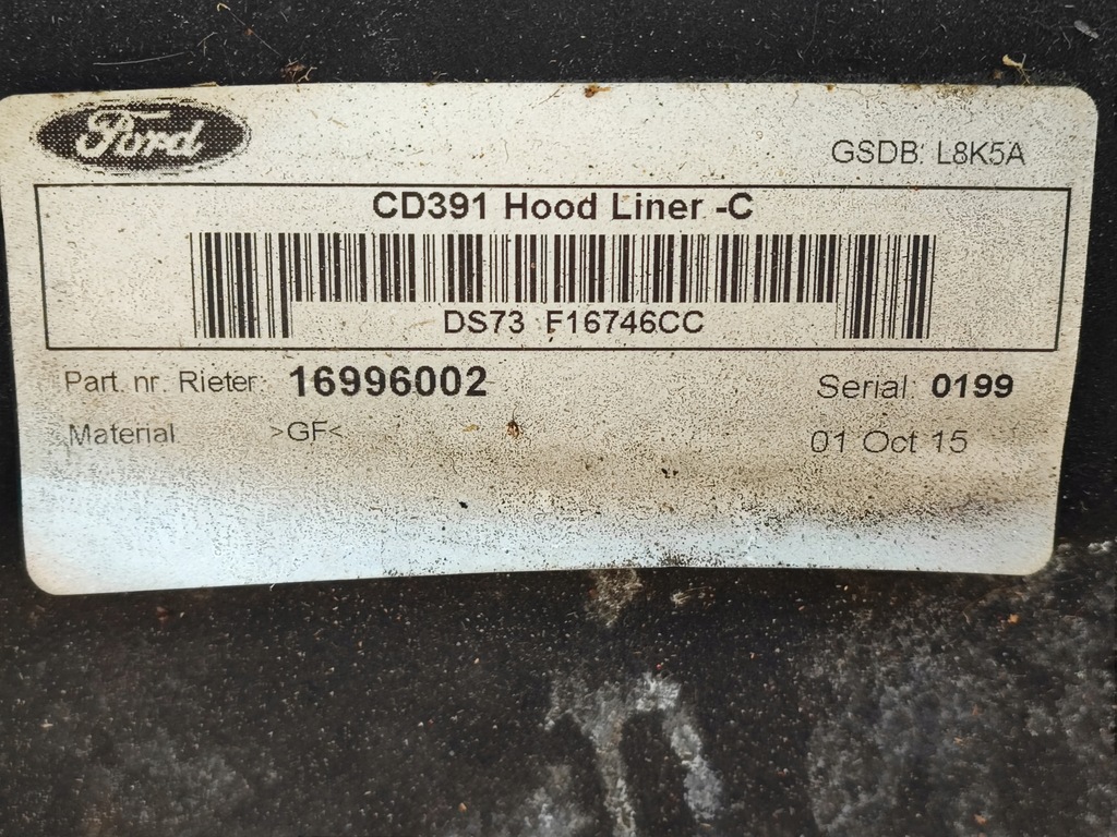 фото №14, Ford mondeo mk5 2.0 tdci шумоізоляція капот + кліпси