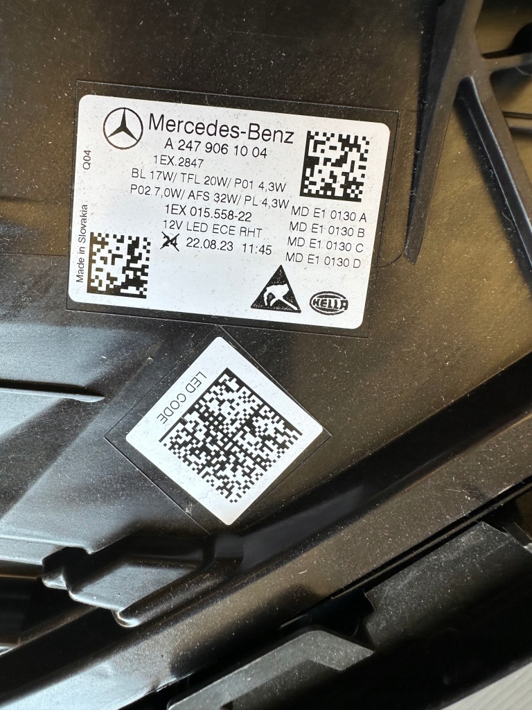 !mercedes b klasa 247 performance лампа правая левая! в Украине