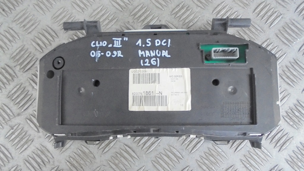 фото №3, Счетчик renault clio iii 1.5 dci 05-09r 8200761861