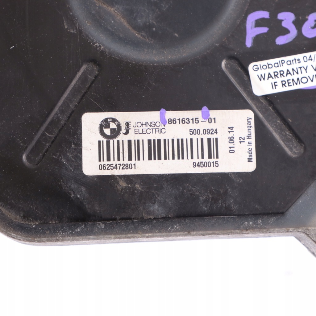 фото №11, Bmw f20 f21 f30 f31 моторчик вентилятора вентилятора радіатора 8616315