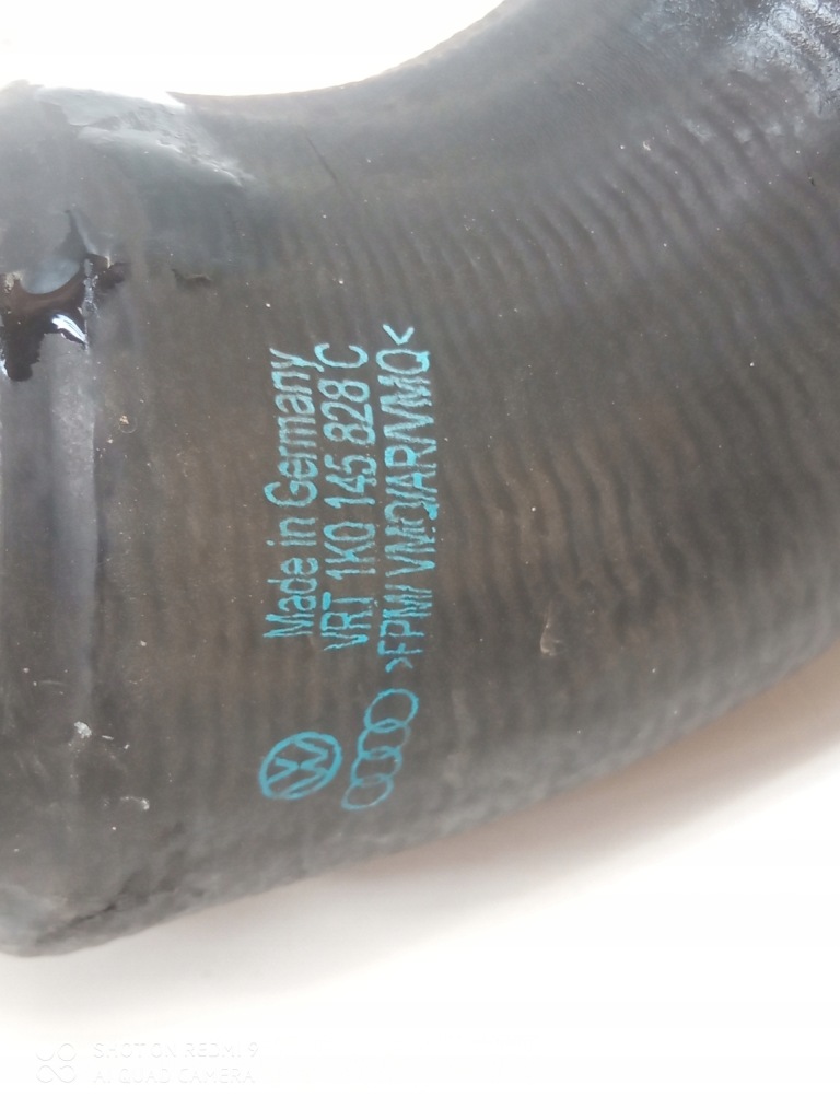 фото №3, Volkswagen оригинальный номер 1k0145832f шланг воздуха наддувочный