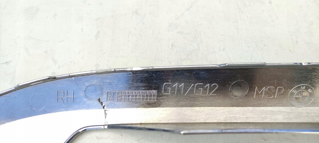 фото №8, Bmw 7 g11 g12 m набор молдинг бампера правый перед передняя bz/b01