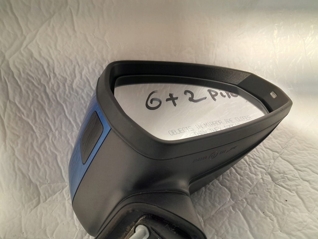 фото №9, Audi a3 s3 8v lift зеркало наружное правое ассистент 6 + 2 pin usa lx5j