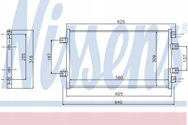 фото №15, Конденсатор nissens 94811 punto ii 99-