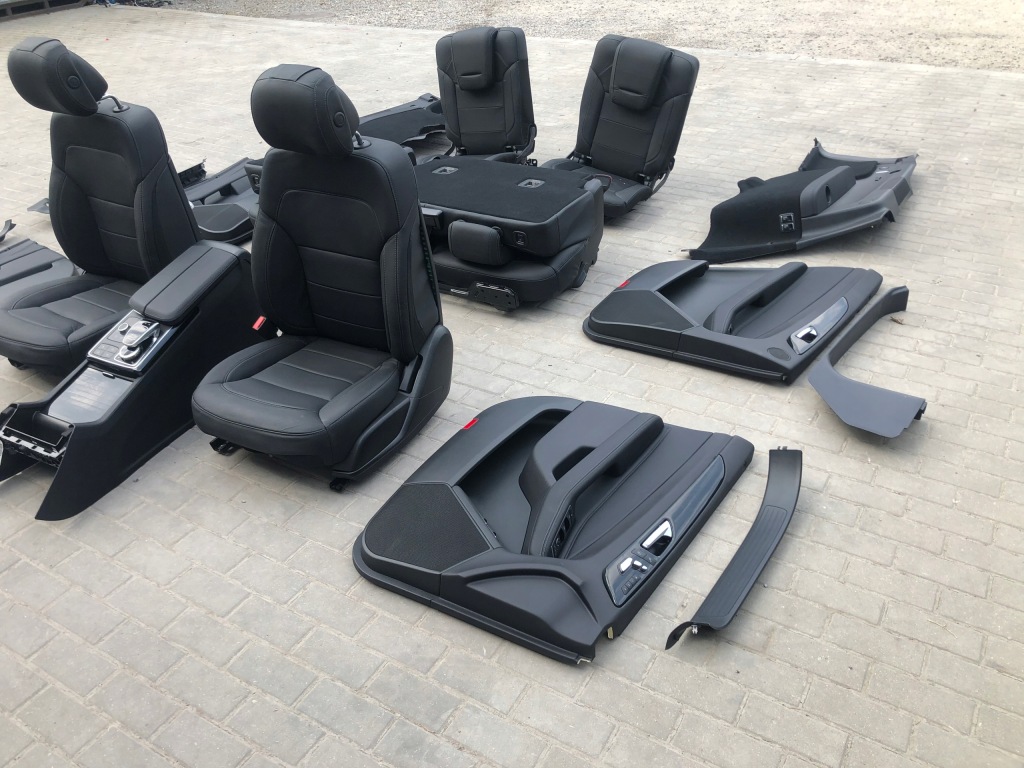 фото №2, Mercedes gls сиденья середина обшивки 7 пассажирский x166