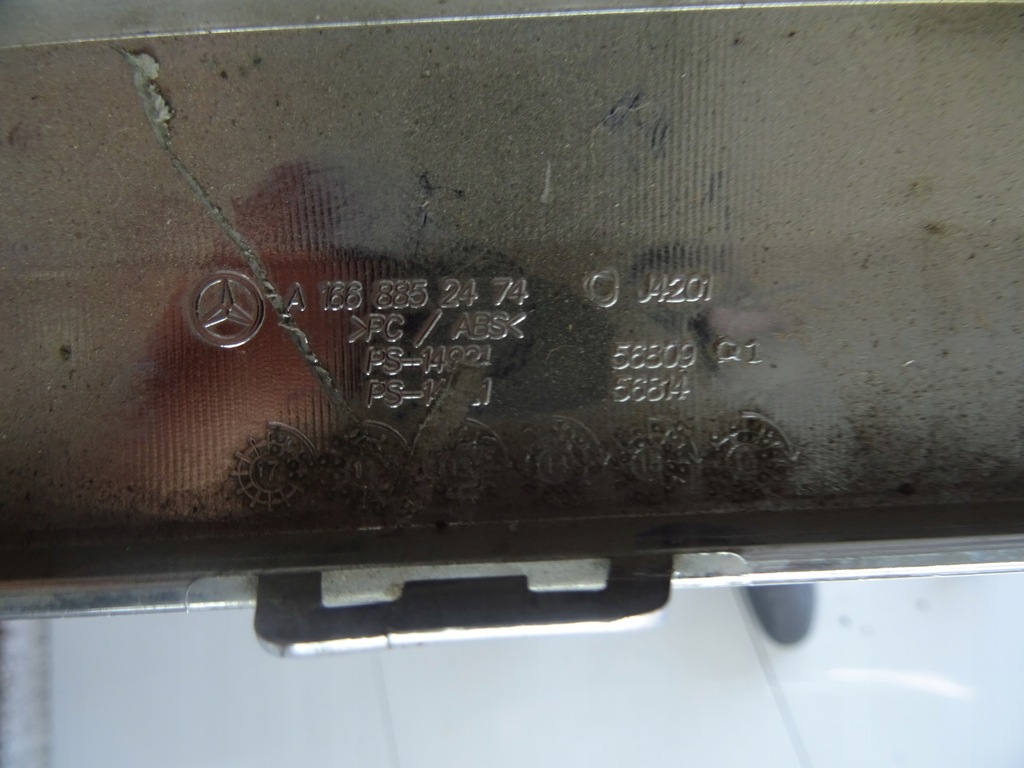 фото №9, Молдинг бампера задня хром mercedes gle w166 оригінальний номер