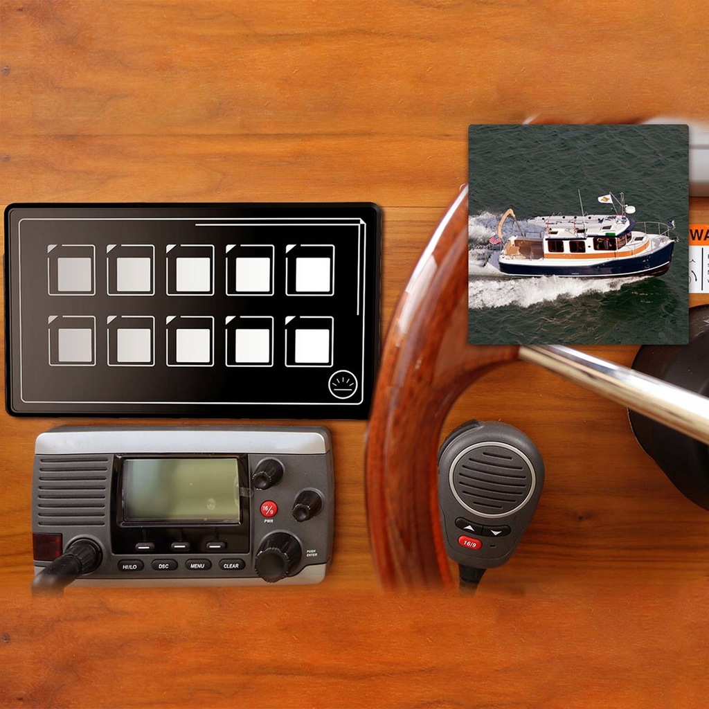 фото №12, R панель перемикачів керування мембрана bluetooth 10p pptc dla łodzi rv