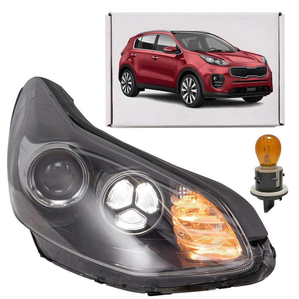 фото №1, Kia sportage iv ql 2016-2018 przed lift лампа передня права led 92102f1010