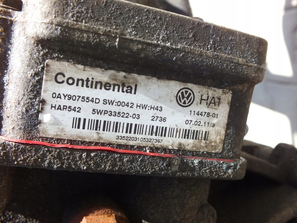 фото №11, Vw tiguan i 5n подрамник подвеска задняя дифференциал дифференциал комплект