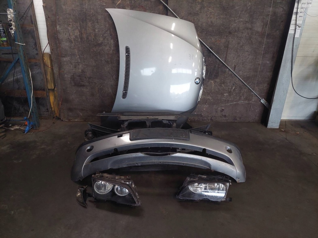 фото №1, Kompletny перед bmw e46 lift a08/7 silbergrau металік