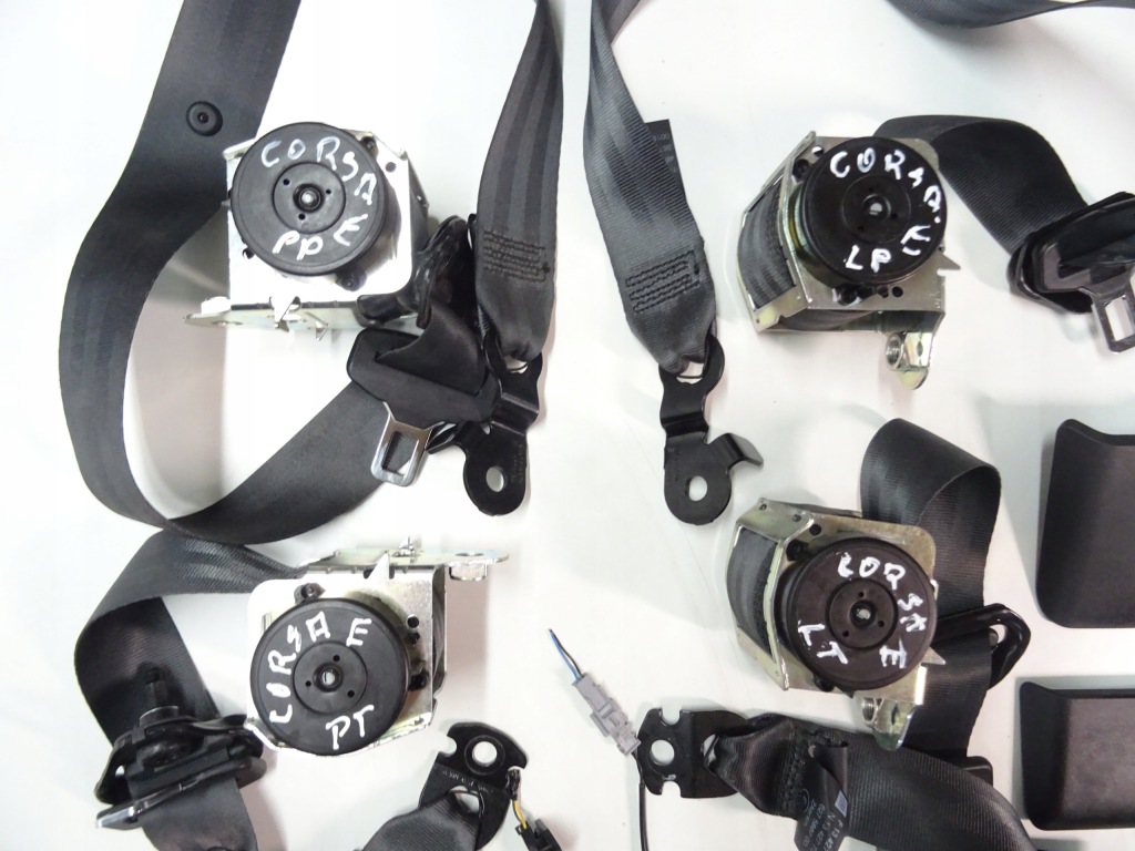 Opel corsa e 5d сидіння заднє сидіння сидіння ремені обшивки оббивка двері комплект Оригінал