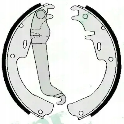 Купити Гальмівні колодки гальмівні задній 02540 lpr opel admiral b