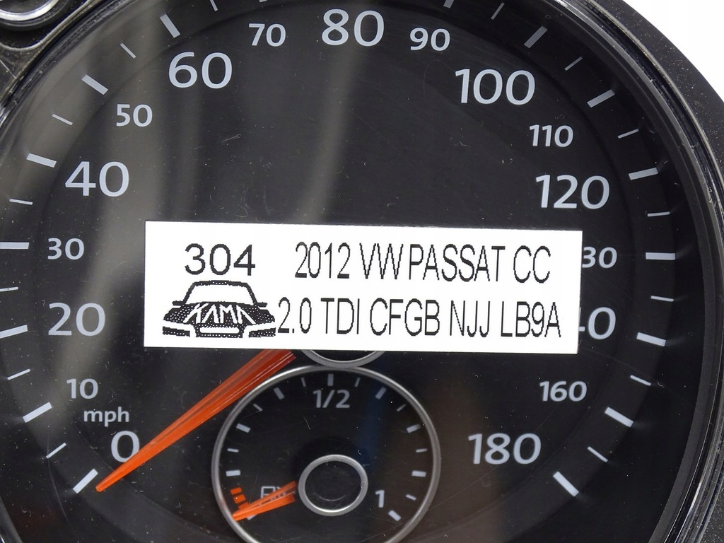 фото №8, Счетчик приборная панель приборы vw passat cc 2.0 tdi cfg cfgb 12r 3c8920970s