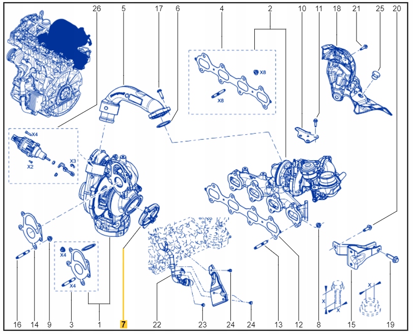 фото №2, Хомут стяжная turbo renault master iii