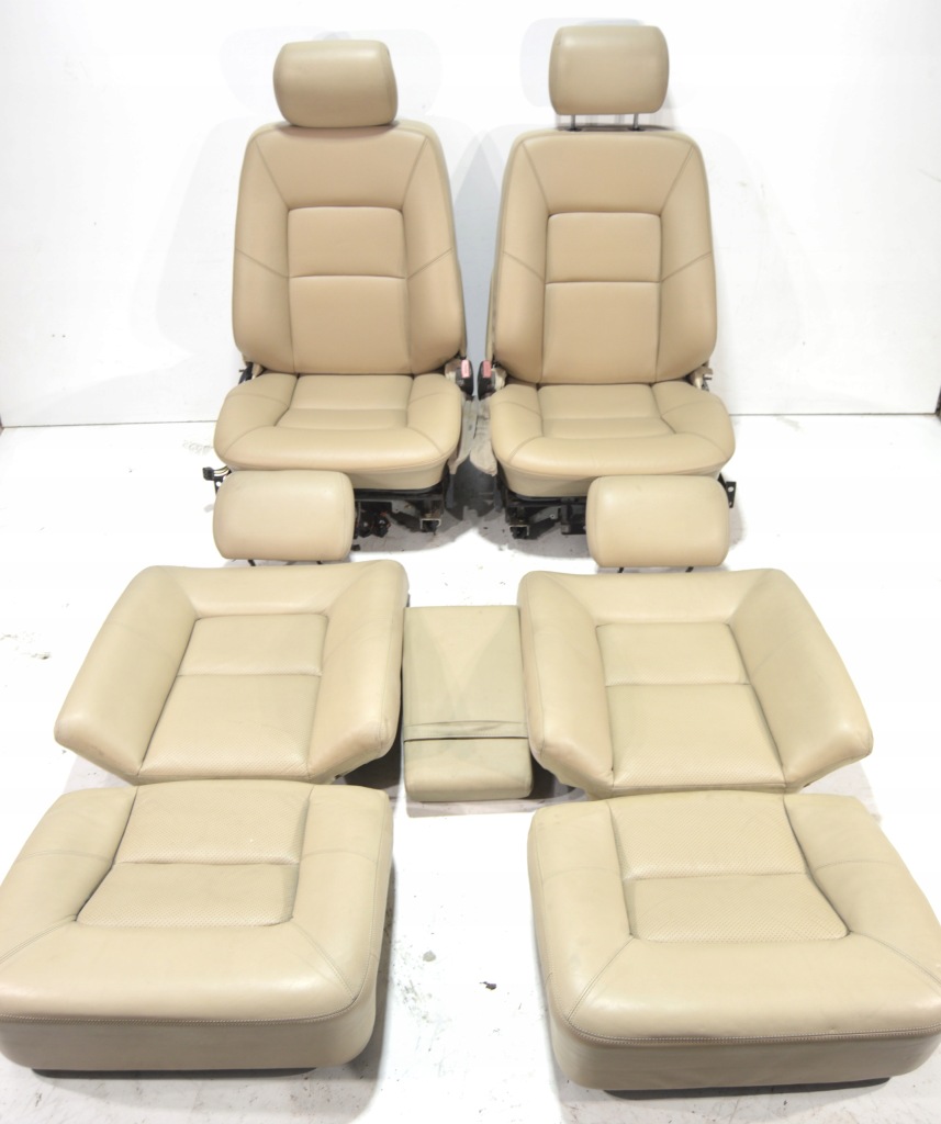 фото №1, Сидіння заднє сидіння бежеві nappa mercedes w140 coupe c140 cl