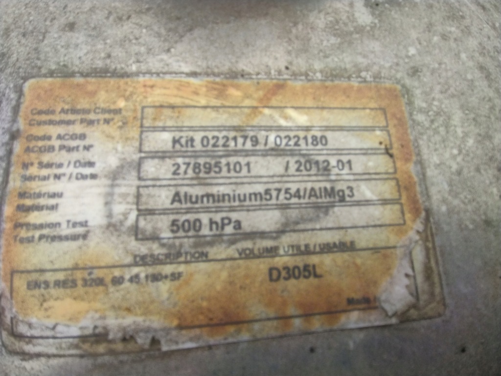 Бак пального 305 l man renault daf в Україні