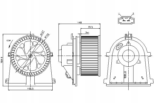 фото №1, Вентилятор воздуходувка nissens +gratisy