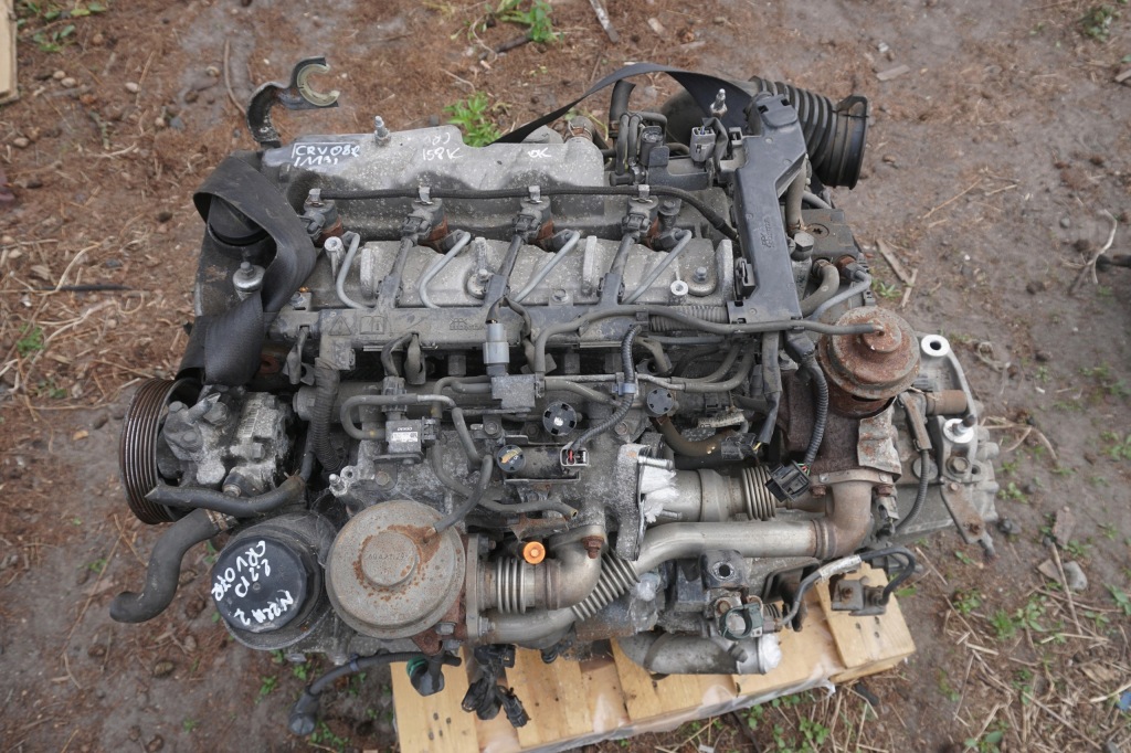 фото №13, Honda cr-v iii двигун 2.2diesel n22a2 форсунки головка коробка передач nr.113