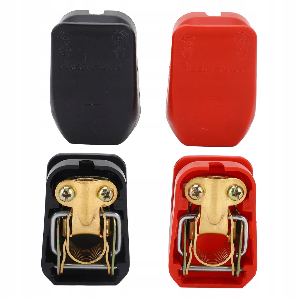 фото №15, Клеми do акумулятор самозатискні - комплект 45-