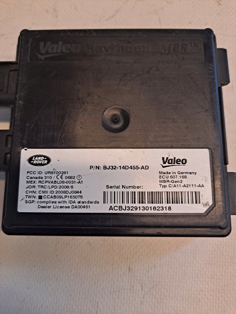 фото №3, Блок керування модуль підвіска range evoque bj32-14d455-ad