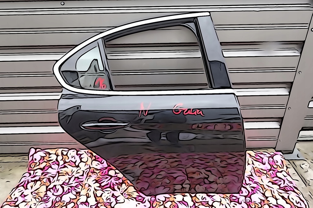 фото №1, Дверь задняя правое alfa romeo giulia 15-22