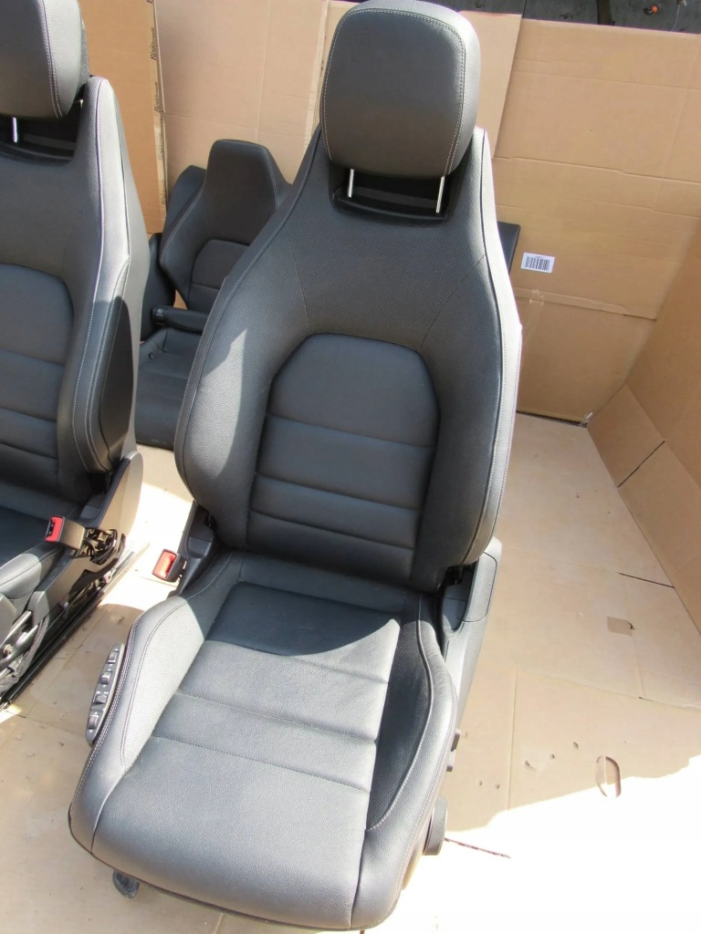 Mercedes e c207 w207 207 coupe сидіння заднє сидіння обшивки комплект шкіра Зі Шроту