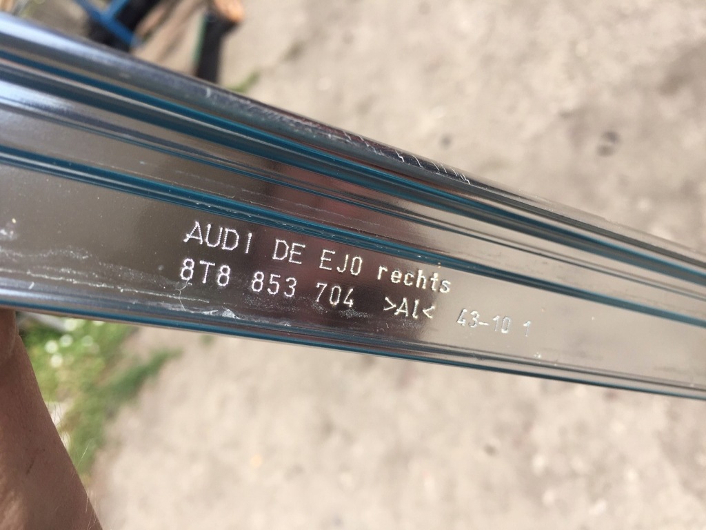 фото №12, A5 8t sportback молдинг крыша хром правая 8t8853704