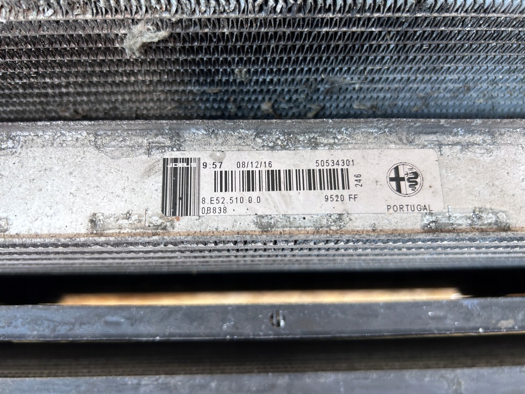 фото №9, Комплект радіатор радіатор вентилятор alfa romeo giulia 2.2d дизель