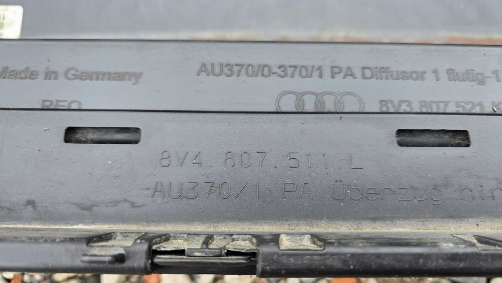 фото №11, Бампер задня kompletny pdc джгут audi a3 8v sportback lift 8v4807511l qq