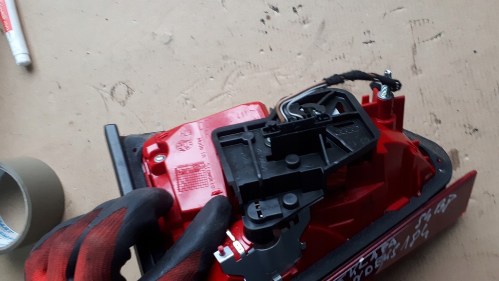 фото №9, S4 b8 a4 лампа led права правий задня w кришка sedan