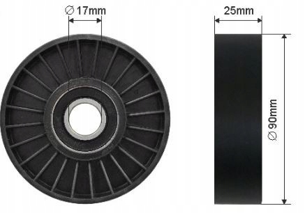 фото №1, Ролик напрямна peugeot 306 406 partner 1.8 1993-