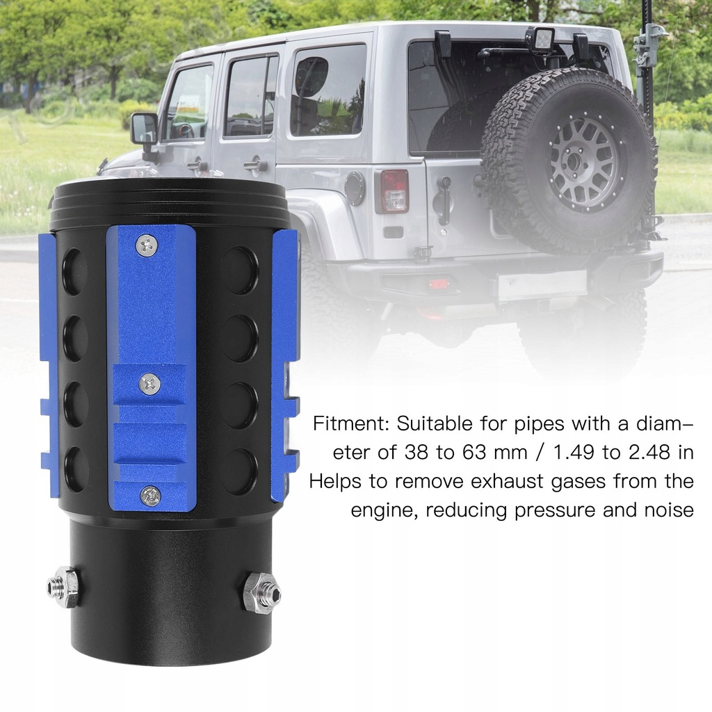 фото №6, 63mm наконечник труби випускної задня частина труби випускної перехідник u9