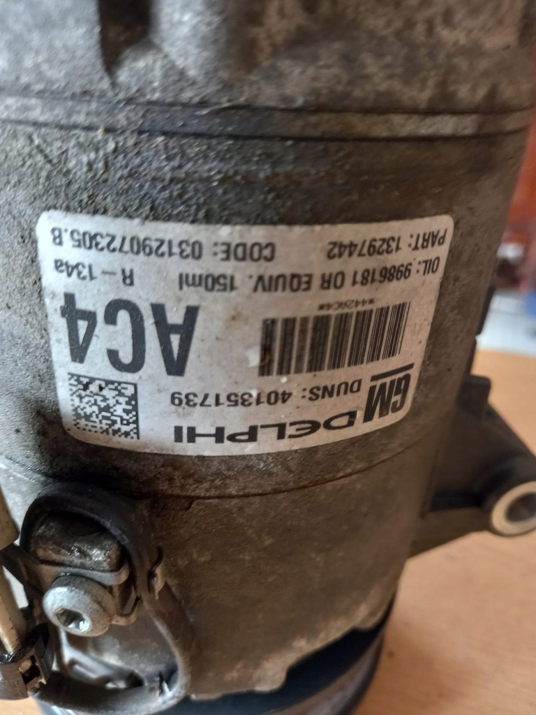 фото №4, Opel astra meriva corsa 1,6 b компрессор кондиционера 401351739