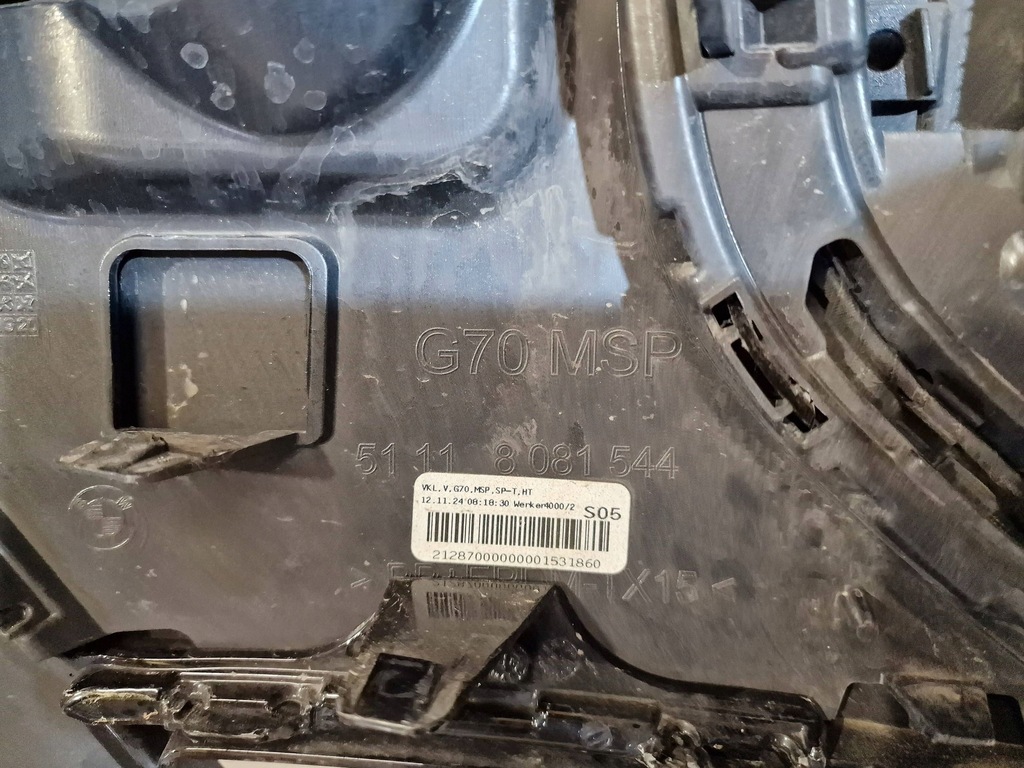 фото №12, Бампер перед m набор bmw 7 i7 g70