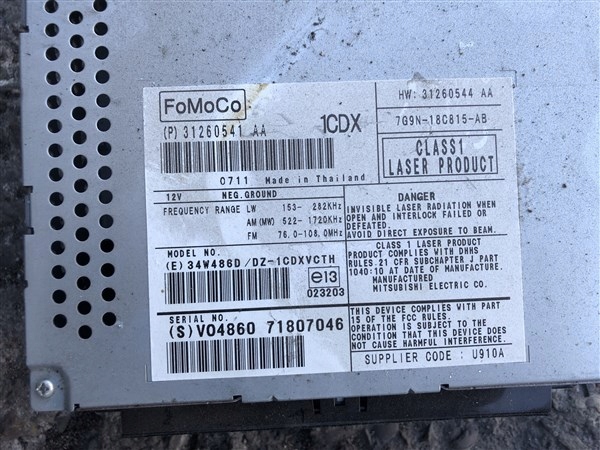 фото №3, Радио volvo xc70 31260541aa