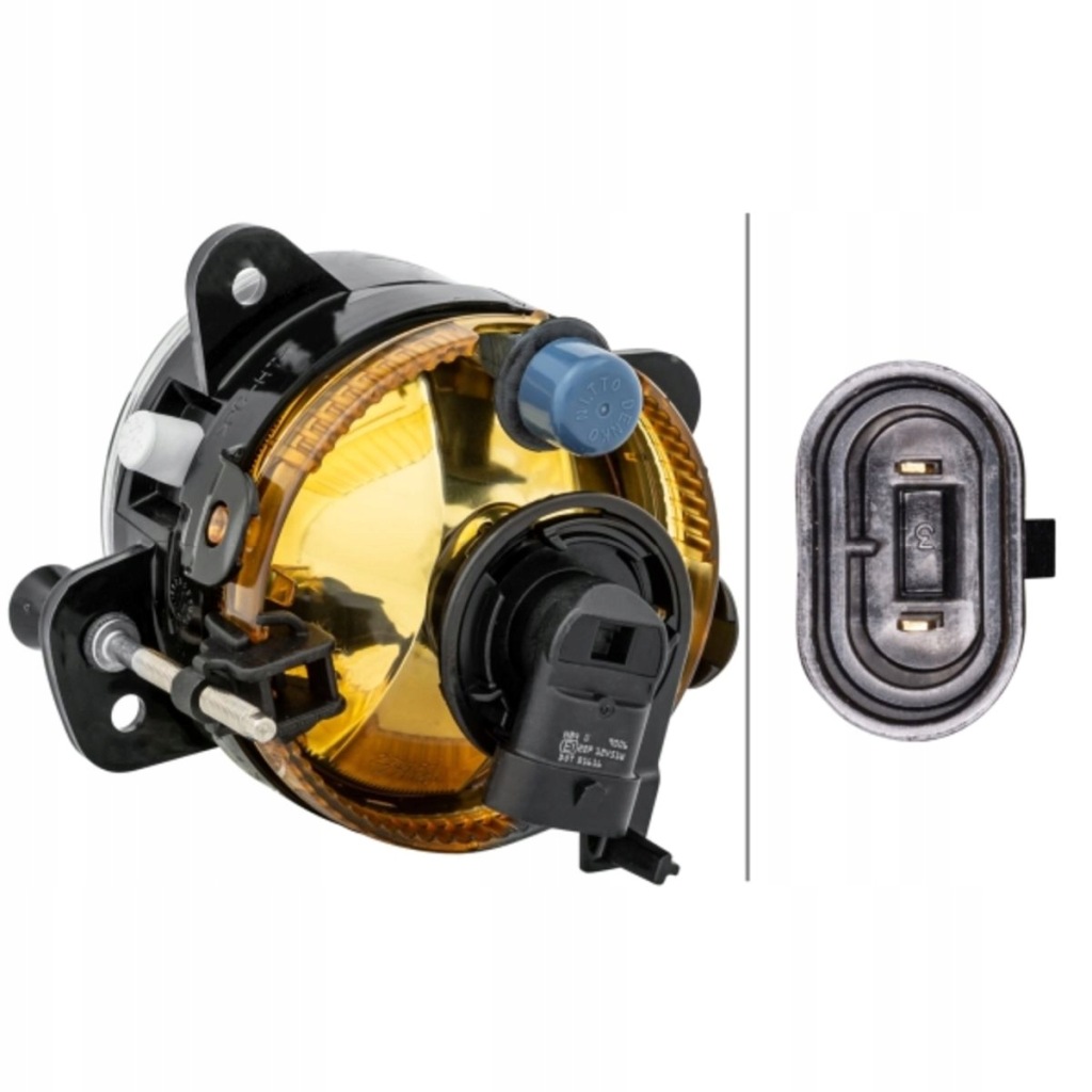 фото №4, Vw fox touareg i 02-11 лампа противотуманная перед r