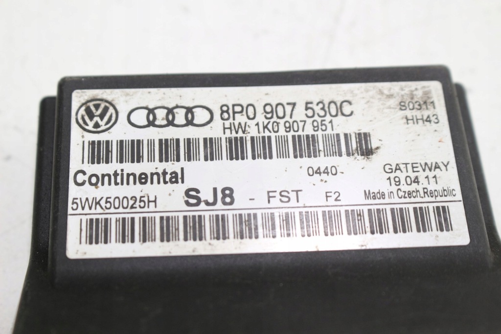 фото №6, Модуль блок управления шлюз 8p0907530c audi tt 8j