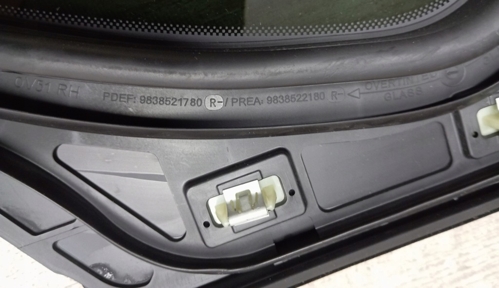 фото №8, Направляющая стекло opel astra l 9838521780 nowa оригинал